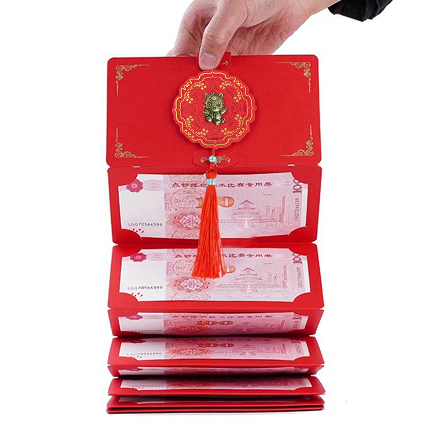 折叠红包蛇年过年2025新款