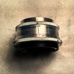3.5银色镜头 三种卡口带红N茵度斯塔尔饼干头 俄Industar