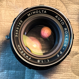MINOLTA 55mmF1.8 美能达55/1.8 AUTO ROKKOR-PF镜头MD卡口
