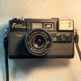 Fujinon 富士Fujica Flash Date胶片旁轴相机 f2.8定焦镜头 38mm