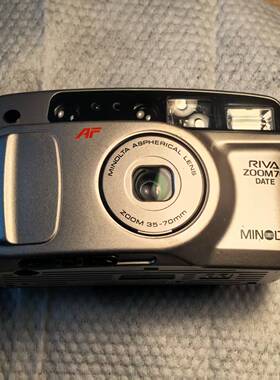 美能达MINOLTA RIVA ZOOM 70 DATE胶卷相机，35-70mm变焦镜头