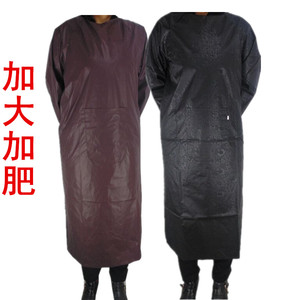 。加长成人长袖罩衣家居厨房防水围裙羽绒服护衣男女工作服大褂包