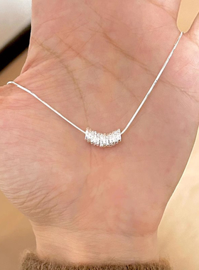 碎银子项链女2026新款轻奢百搭