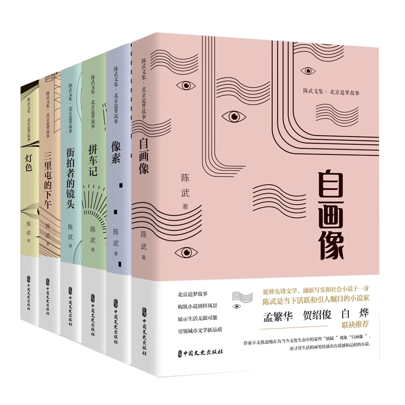 北京追梦故事当代文学书籍陈武文集当当文学小说自画像三里屯的下午拼车记像素街拍者的镜头灯色套装书籍