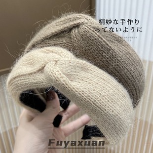 发箍女气质百搭韩国网红毛线宽边压发夹外出发带头箍发卡头饰