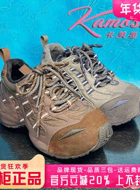 正品卡美星女鞋2025冬新款舒适时尚厚底老爹鞋高帮鞋KJL54S59001