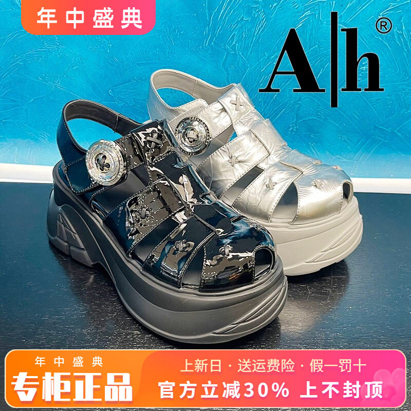 正品AH女鞋2026夏季新款休闲厚底时尚个性凉鞋舒适ALS62L73035