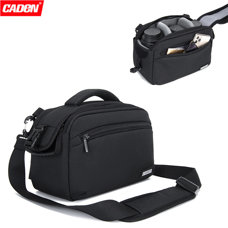 单反相机包适用于佳能索尼单肩微单摄影包腰包90D200DM50 6D2男女