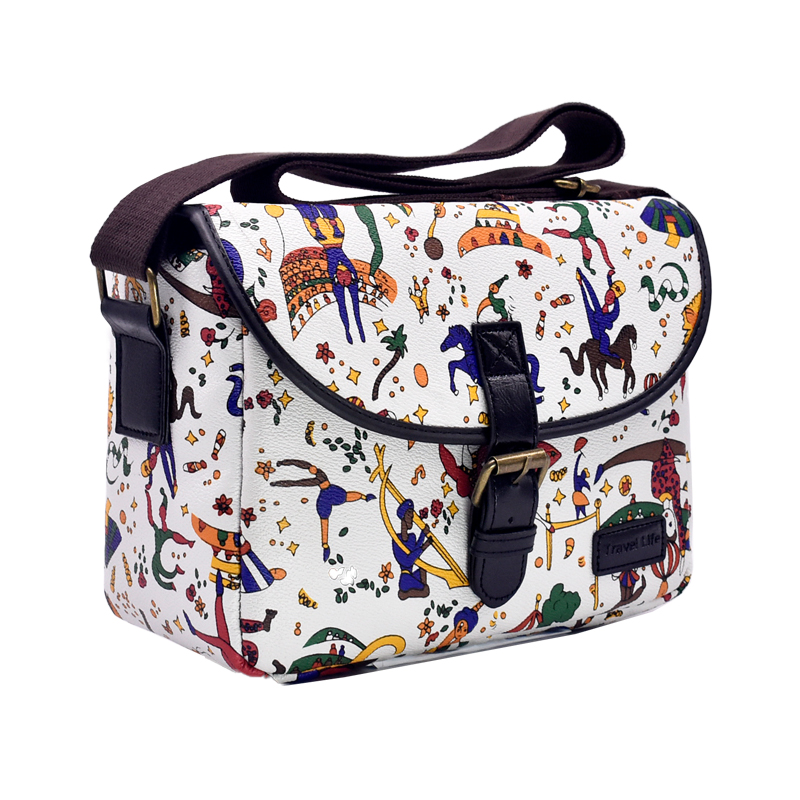 单肩微单相机包单反皮革摄影包