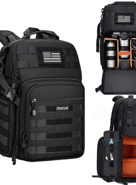 双肩摄影包单反微单无人机背包上下仓适用于佳能富士索尼康相机包