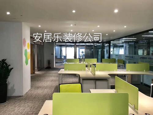 广州装修公司全包半包店铺办公室旧房翻新改造室内局部办公室刷墙