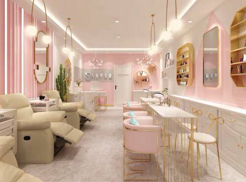 广州小型工作室美容院养生馆美甲店店铺装修施工门头装修刷墙服务