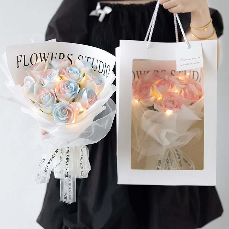 创意永生花束成品母亲节送妈妈生日送女生闺蜜同学送女友情人节