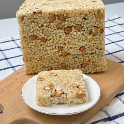 贵州特产陶老者米花糖凯里中博500g黑米花糖原味传统手工零食米酥