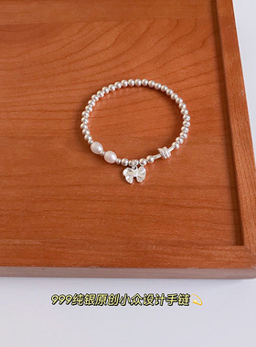 纯银不掉色清冷感原创小众高级感