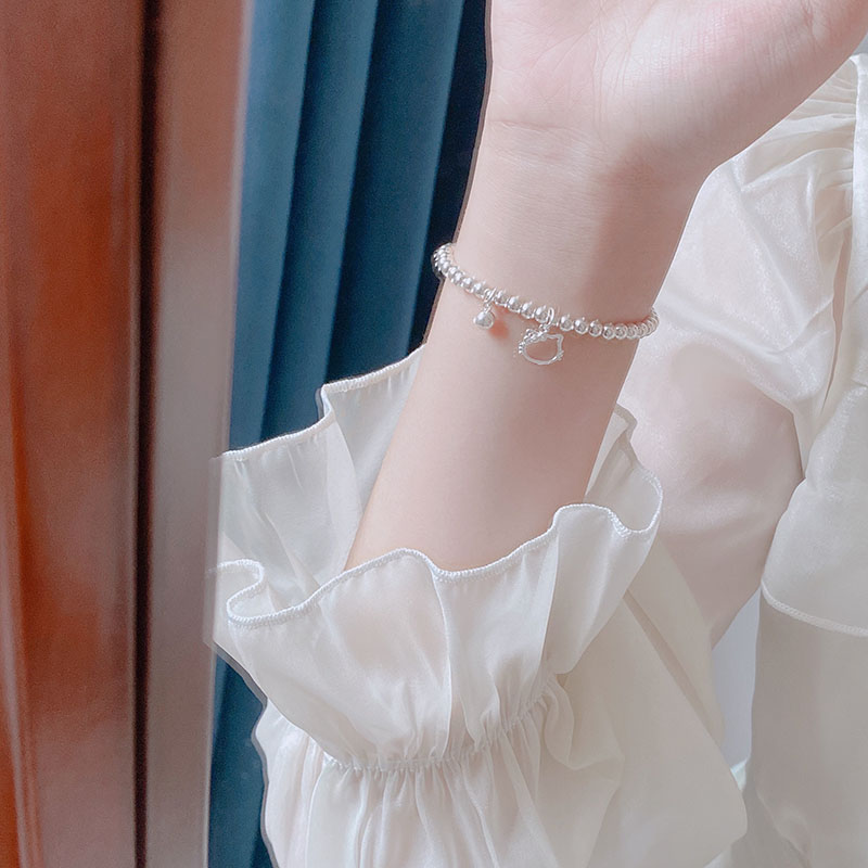 通体纯银软萌清冷感不掉色送礼物