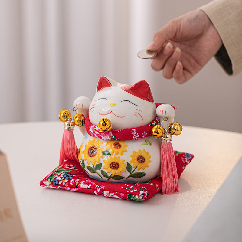 招财猫大号摆件店铺开业礼品