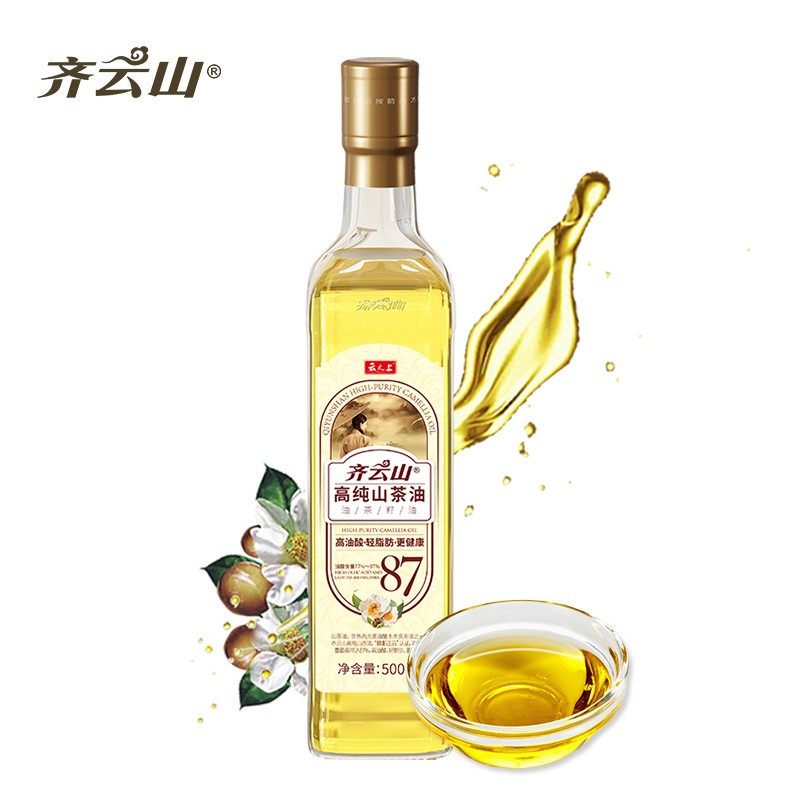 齐云山山茶油500ml高油酸食用茶籽油赣南茶油年货批发山茶油,粮油调味/速食/干货/烘焙,特色油种,淘宝优惠券,粉丝福利购,淘宝优惠卷