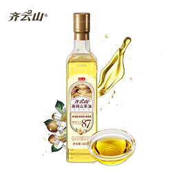 齐云山山茶油500ml高油酸食用茶籽油赣南茶油年货批发山茶油