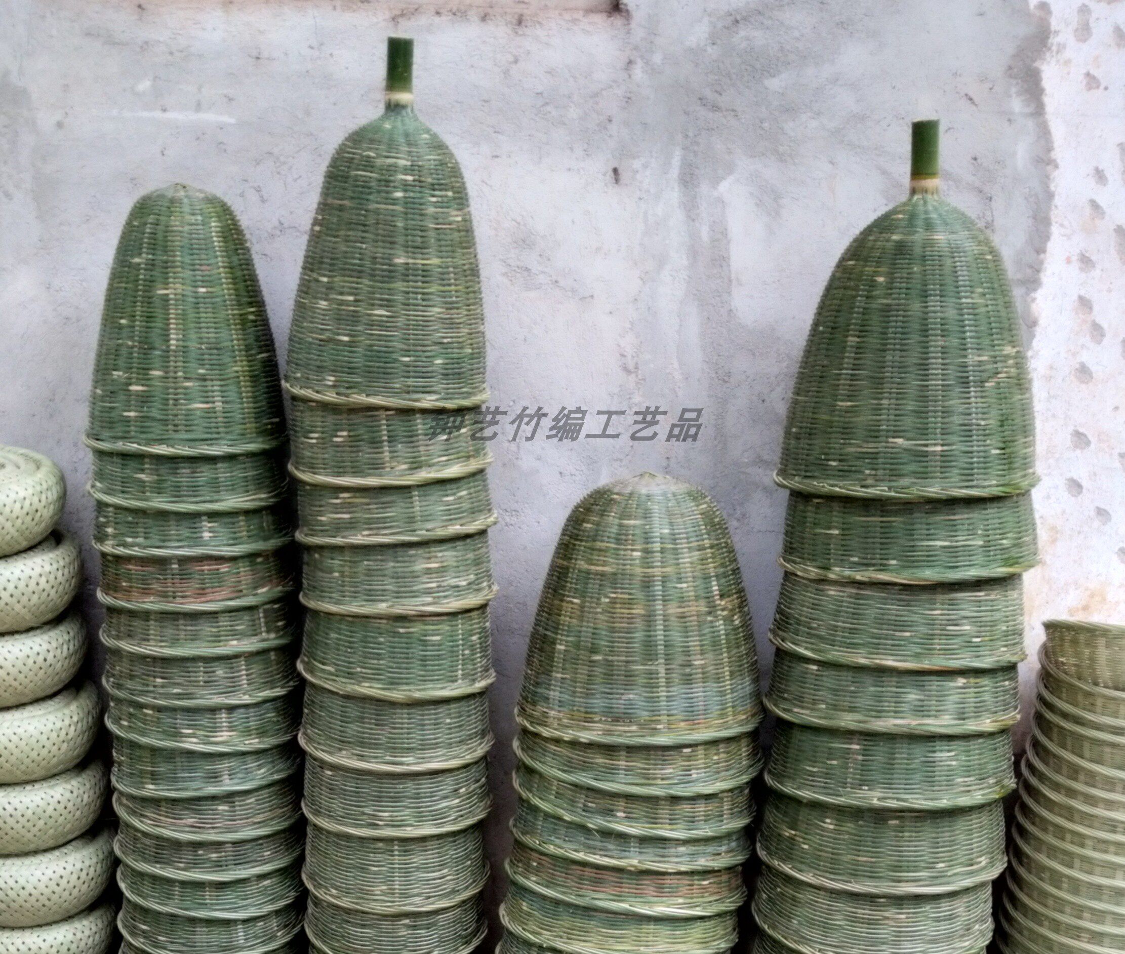 竹编收蜂笼竹制品招蜂笼捕蜂笼竹编有柄野外捉蜜蜂引蜂专业收养蜂