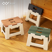 家用儿童可折叠凳便携式 户外手提钓鱼马扎加厚壁挂浴室小凳子换鞋