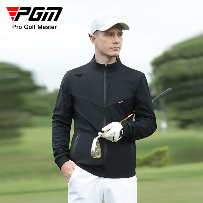 PGM 高尔夫风衣外套男士拉链立领 防风防雨高弹golf运动服装男装