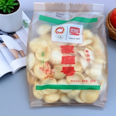 顺丰包邮盼盼薯片家庭装原味番茄味膨化食品休闲零食100g超市同款