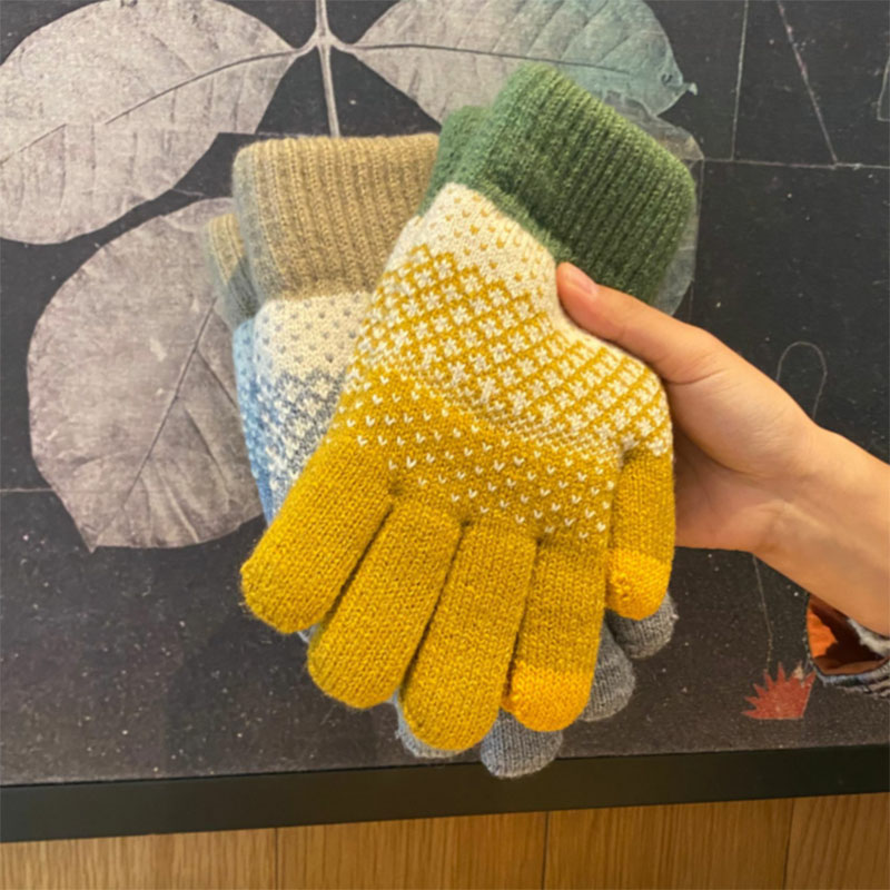 手套女ins冬天厚加绒保暖可爱