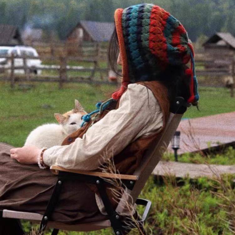 川西氛围感穿搭旅游帽子高级感出片毛线帽女红色新疆草原针织冷帽,服饰配件/皮带/帽子/围巾,帽子,淘宝优惠券,粉丝福利购,淘宝优惠卷