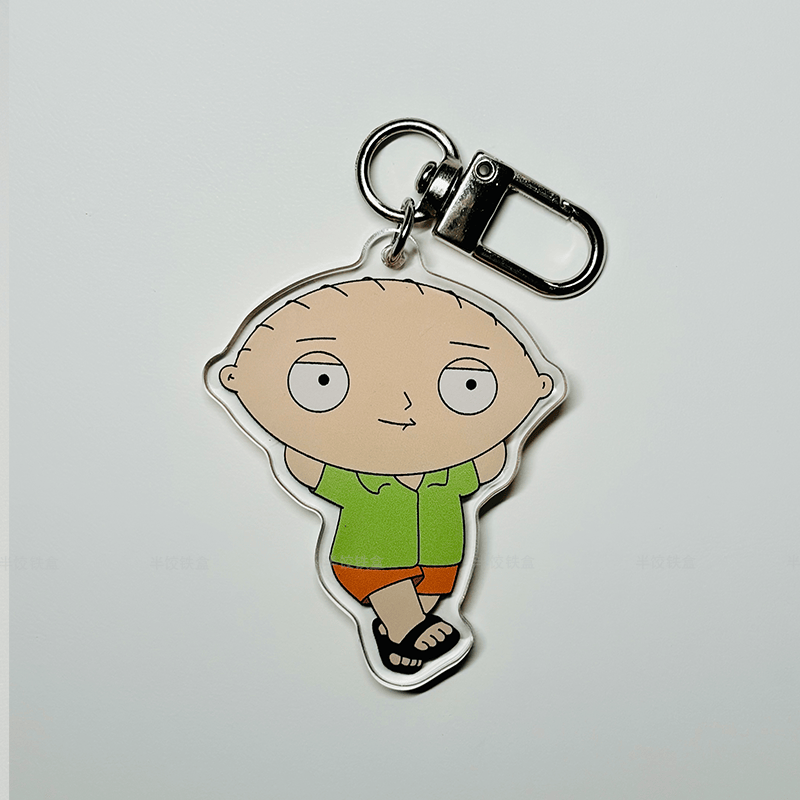 半饺铁盒 饺子度假 恶搞之家FamilyGuy周边可爱搞怪书包包包挂件,节庆用品/礼品,钥匙扣,淘宝优惠券,粉丝福利购,淘宝优惠卷