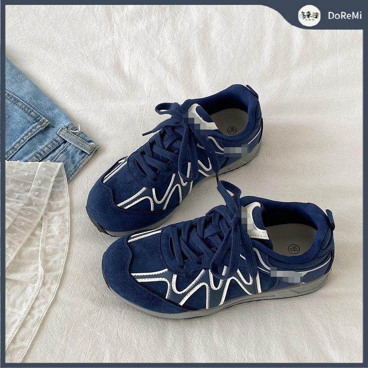 DoReMi-古爆款运动鞋女2026秋季新款小众皮面板鞋休闲德训鞋in潮,运动鞋new,德训鞋,淘宝优惠券,粉丝福利购,淘宝优惠卷