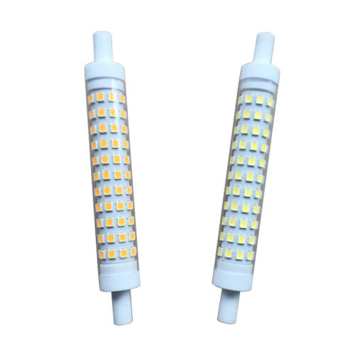 亚马逊爆款调光led r7s 陶瓷10W 15*118mm r7s led 超小尺寸 散热