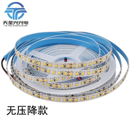 LED无压降24V低压灯带2835工程款8w8mm宽10米柔性灯条工厂现货