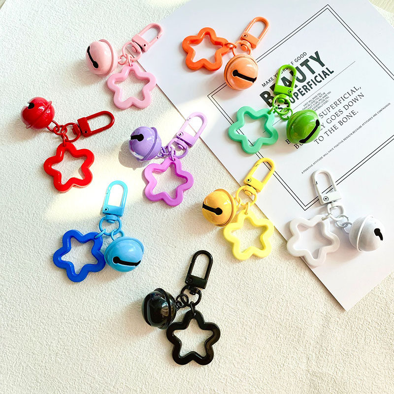 亚克力五角星diy配件铃铛钥匙扣包包挂坠耳机套装饰品airpods挂饰,服饰配件/皮带/帽子/围巾,钥匙扣,淘宝优惠券,粉丝福利购,淘宝优惠卷