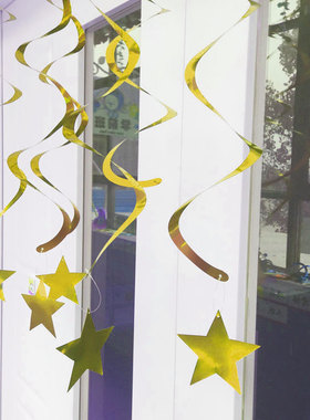 店面天花板屋顶挂件星星创意挂饰