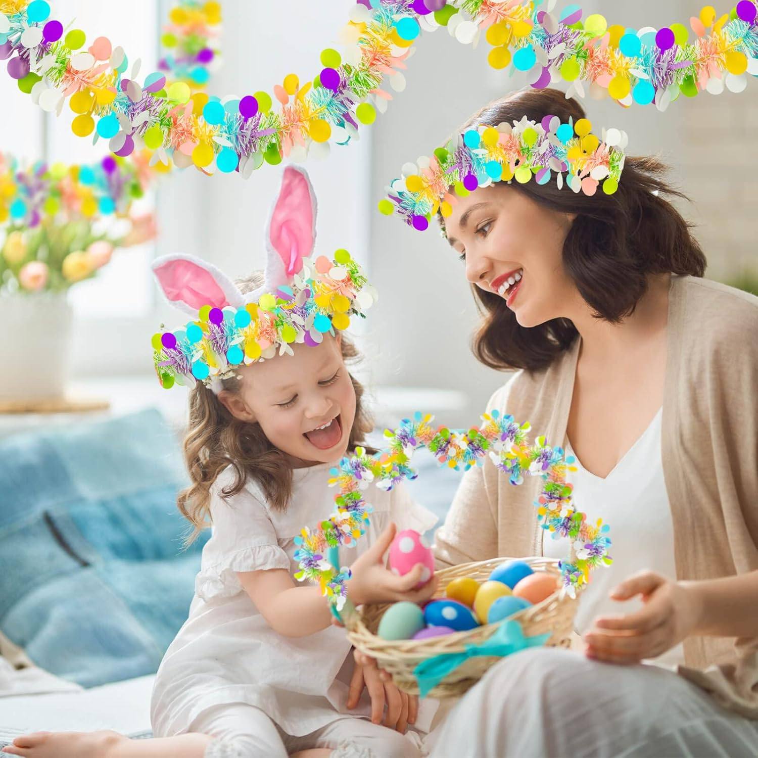 北欧风森系复活节藤编毛条彩蛋花环户外庭院派对墙面门挂装饰道具,节庆用品/礼品,圣诞装饰品,淘宝优惠券,粉丝福利购,淘宝优惠卷