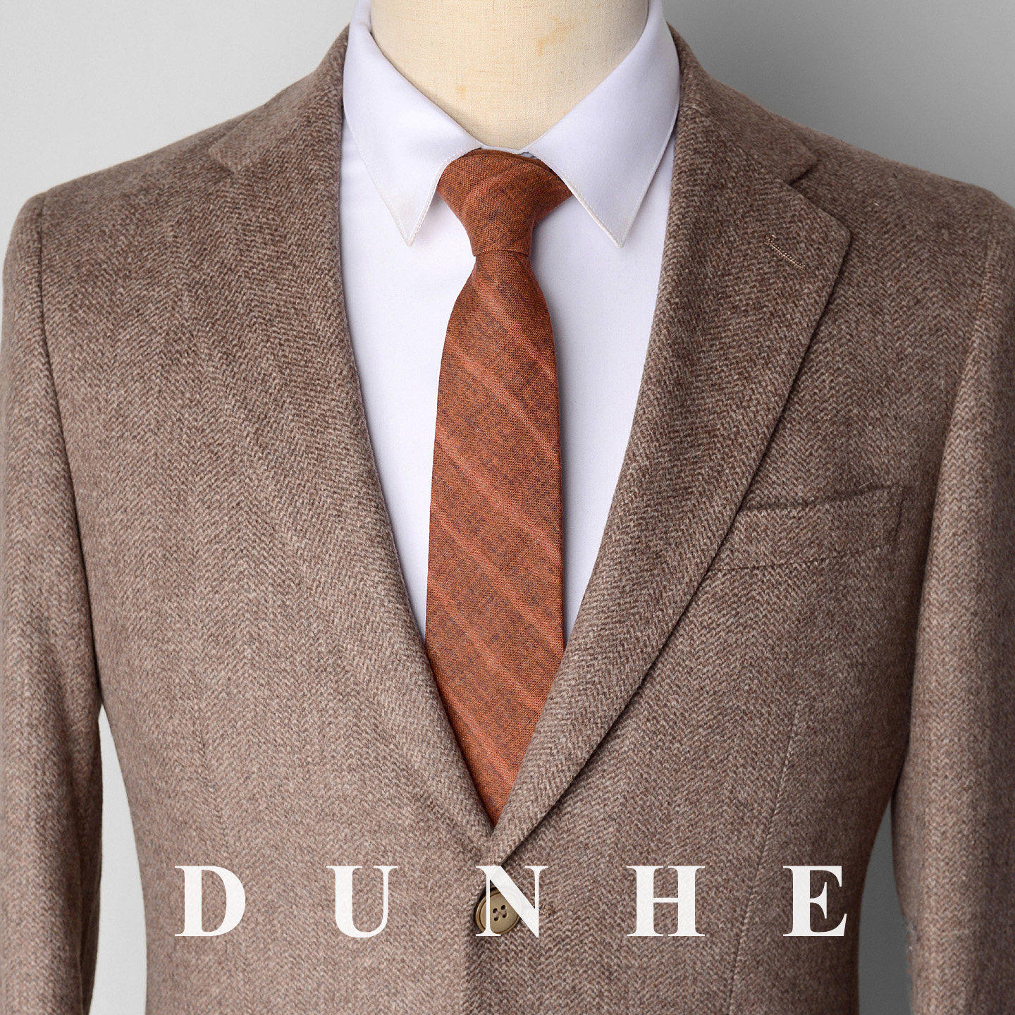 橘棕肌理条纹咖色复古商务印花领带男棕色手打正装高级感7cm,服饰配件/皮带/帽子/围巾,领带,淘宝优惠券,粉丝福利购,淘宝优惠卷