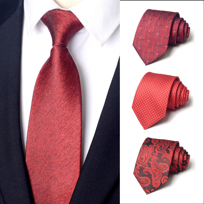 8cm手打领带男士正装商务职业工作 新郎结婚红色紫色时尚碎花韩版,服饰配件/皮带/帽子/围巾,领带,淘宝优惠券,粉丝福利购,淘宝优惠卷