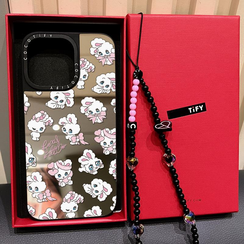 C家磁吸MagSafe蝴蝶结顽皮兔子适用苹果16pro壳iphone15promax星星黑色兔子14plus卡通13日韩可爱17PRO女