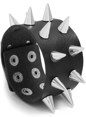 厂家手链非主流牛皮夸张