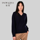 重缩V领女套头衫 SNOW 1965 雪莲雪莲新款 LOTUS SINCE