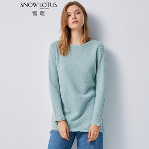 SNOW LOTUS SINCE 1965/雪莲羊绒衫套头纯色毛衣