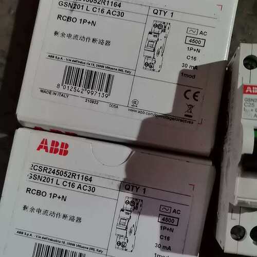 议价-意大利产ABB漏电保护器GSN201系列/C16//C25