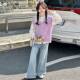 马甲微喇裤 官方正品 中大童蕾丝衬衫 2026年新款 三件套 女童春秋套装