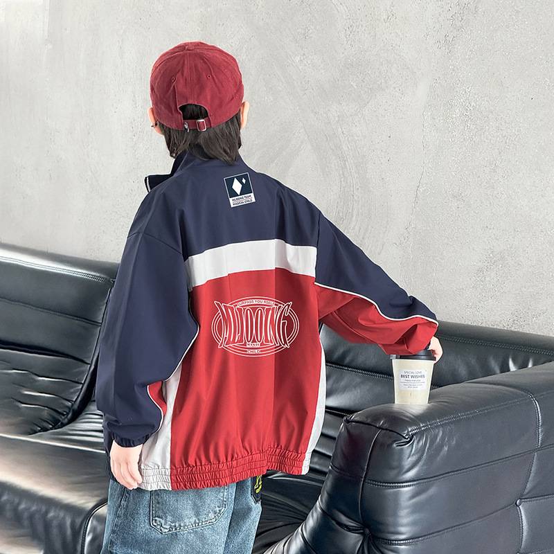 官方正品儿童装男童春秋款外套2026新款秋季中大童男孩衣服休闲秋