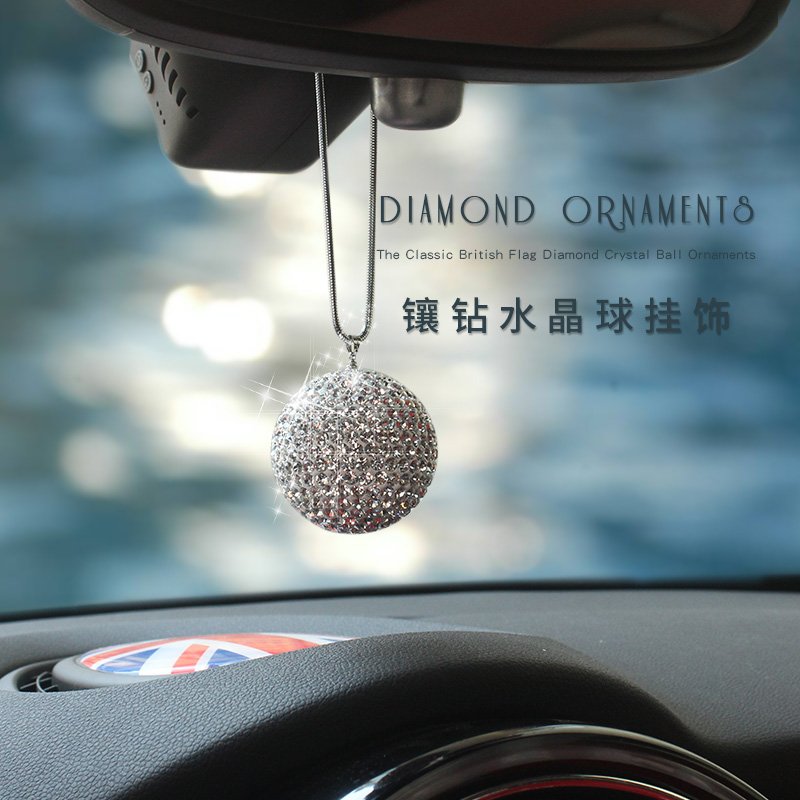 汽车挂件水晶后视镜挂饰车载