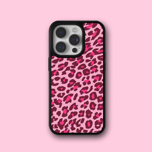 WF同款粉色豹纹iPhone16手机壳