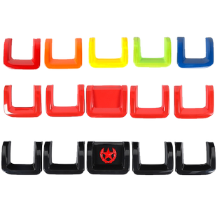 适用于北京BJ40改装件BJ40plus车头前脸熏黑中网装饰框配件bj40c