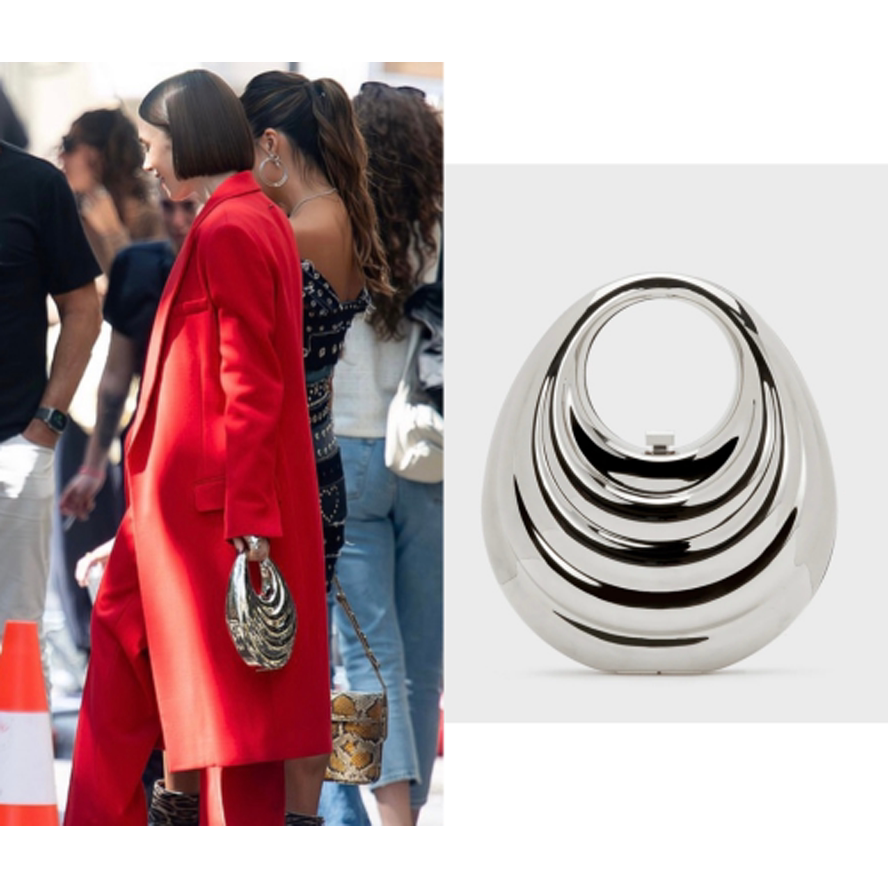 艾米丽在巴黎女主角LilyCollins同款盒子包晚宴手拿斜挎包女轻奢