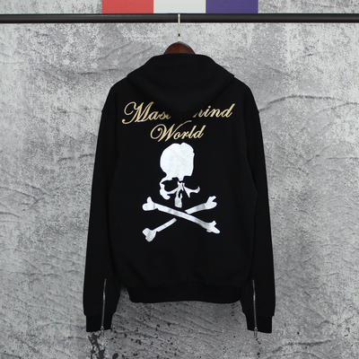 2021新款Mastermind Japan加厚印花套头卫衣mmj连帽 帽衫骷髅外套